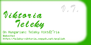 viktoria teleky business card